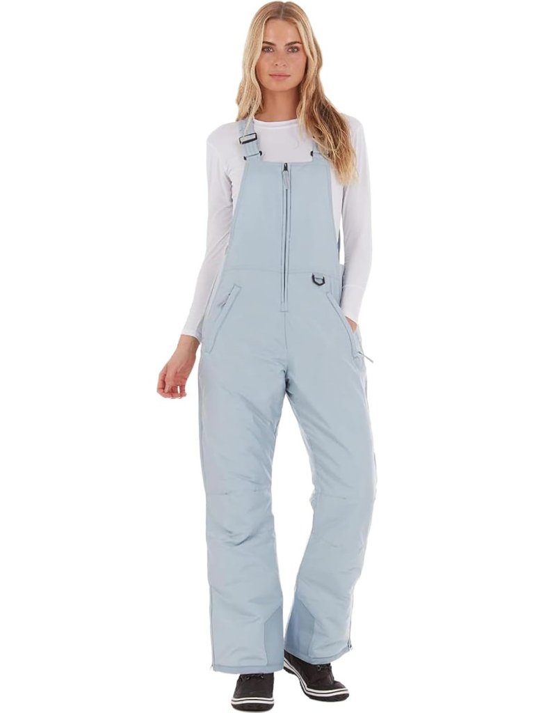 Insulated Women's Ski Snow Bibs - Waterproof, Water-Resistant Winter Overalls